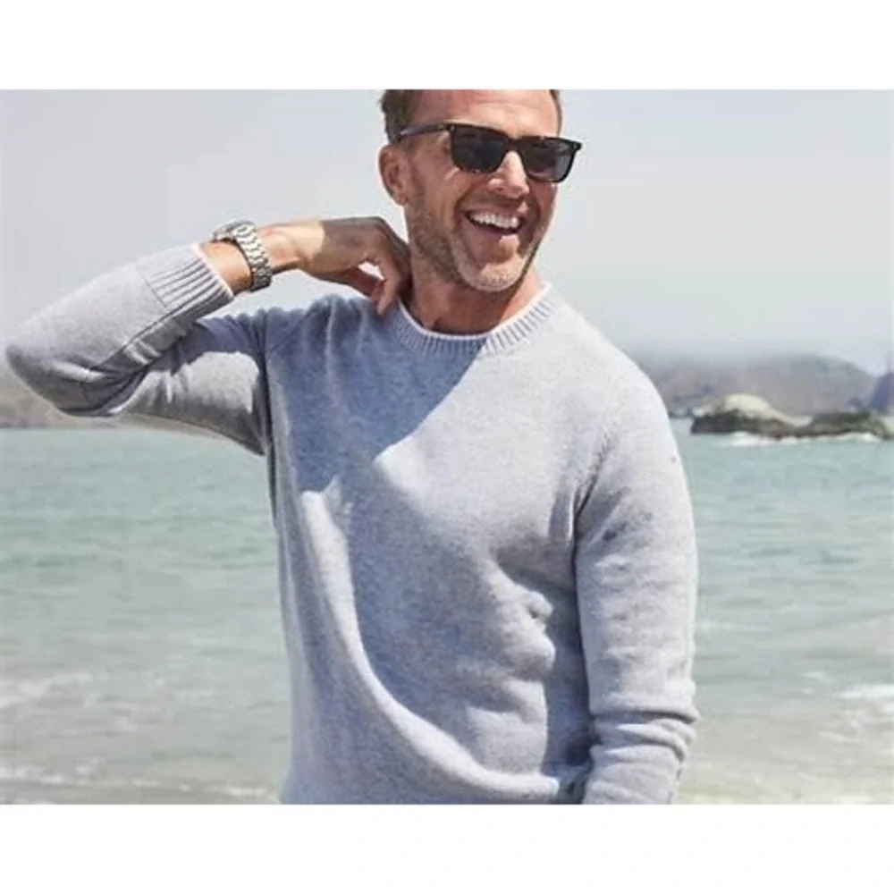 Collars & Co. NWT Napoli Collection Wool & Cashmere Crewneck - Size Large